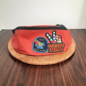 Stranger Things Fanny Pack Hawkins 1985 Camp Know Where Patch Red Belt Bag